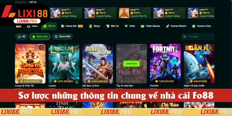 Sơ lược những thông tin chung về nhà cái Fo88 Sơ lược những thông tin chung về nhà cái Fo88